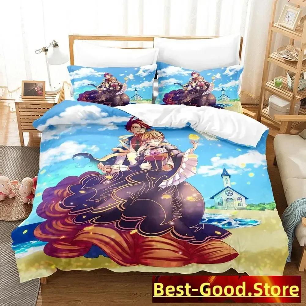 Higurashi no Naku Koro Ni Bedding Set Printed Bed Set With Pillowcase Duvet Cover Soft Single Double Queen Super King Size