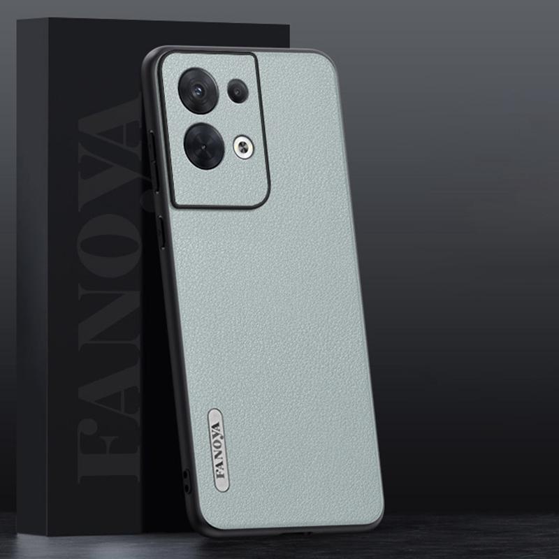 Luxury Leather Case For OPPO Reno 8 9 Pro Plus 5G Back Cover Matte Silicone Protection Phone Case For OPPO Reno 7 Pro 7 SE Coque
