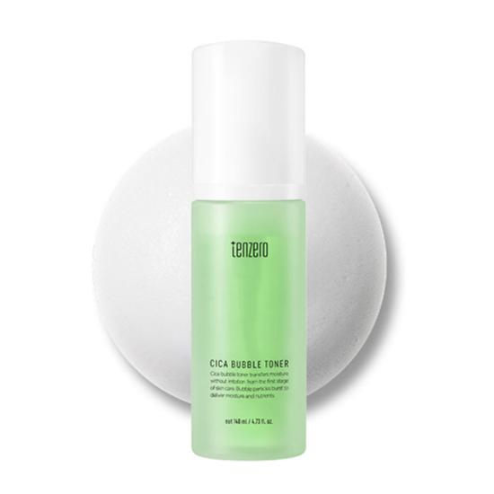 TENZERO Cica Intense Bubble Toner (140ml) – Soothing Hydrating Foam Toner with Centella Asiatica 140ml