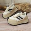 Fashion Women's Platform Shoes Fashion Forrest Gump Shoes 2025 New Sneakers for Women Casual Tennis Shoes Thick Sole Vulcanized Footwear