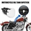 Motorcycle Oil Tank Dipstick Engine Machine Oil Tank Cap Oil Level Indicator Fit for Harley Sportster XL 883 1200, Forty Eight 2004-2021, Chrome
