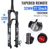 Nanlio X5 Air Suspension Fork 120mm Travel 1.8kg MTB XC Bike Fork 26/27.5/29 Inch Straight Tapered With Gift