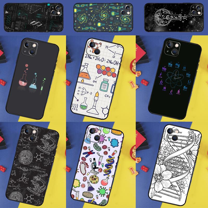 Science Biology Chemistry Phone Case For iPhone 16 Pro Max 11 12 13 Mini 14 15 Pro Max XR 16e 15 16 Plus Cover Shell