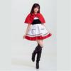 Enchanting Cosplay Christmas Princess Dress Little Red Riding Hood For Adults