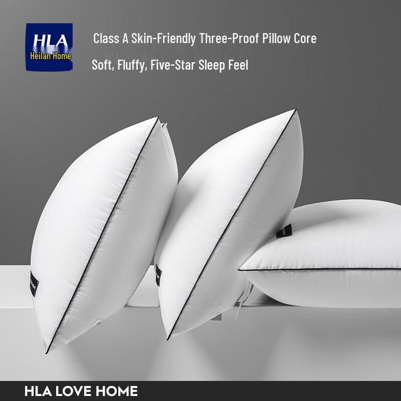 Подушка Haleon Home из чистого хлопка, моющаяся, с наполнителем из альтернативы пуха