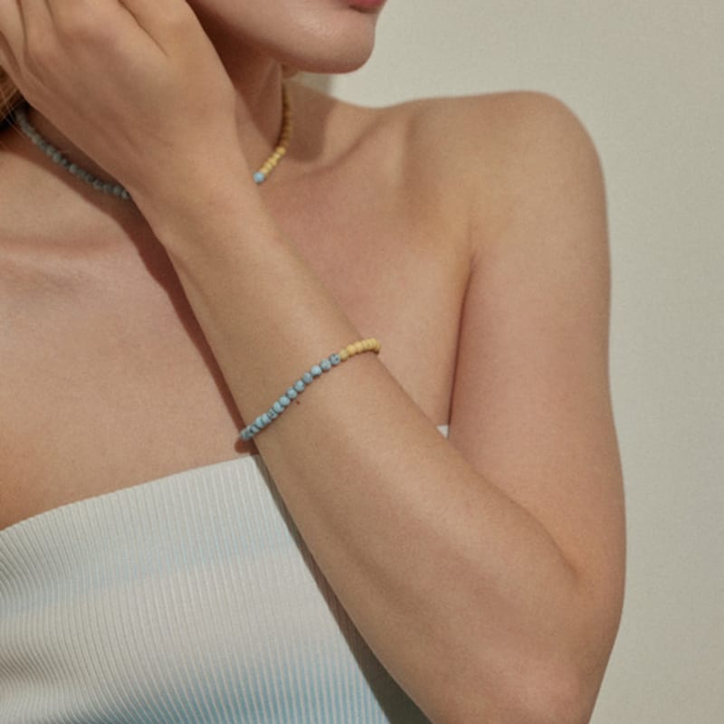 

Favorite Noun Cocktail Bracelet_Blue&Yellow Blue&Yellow