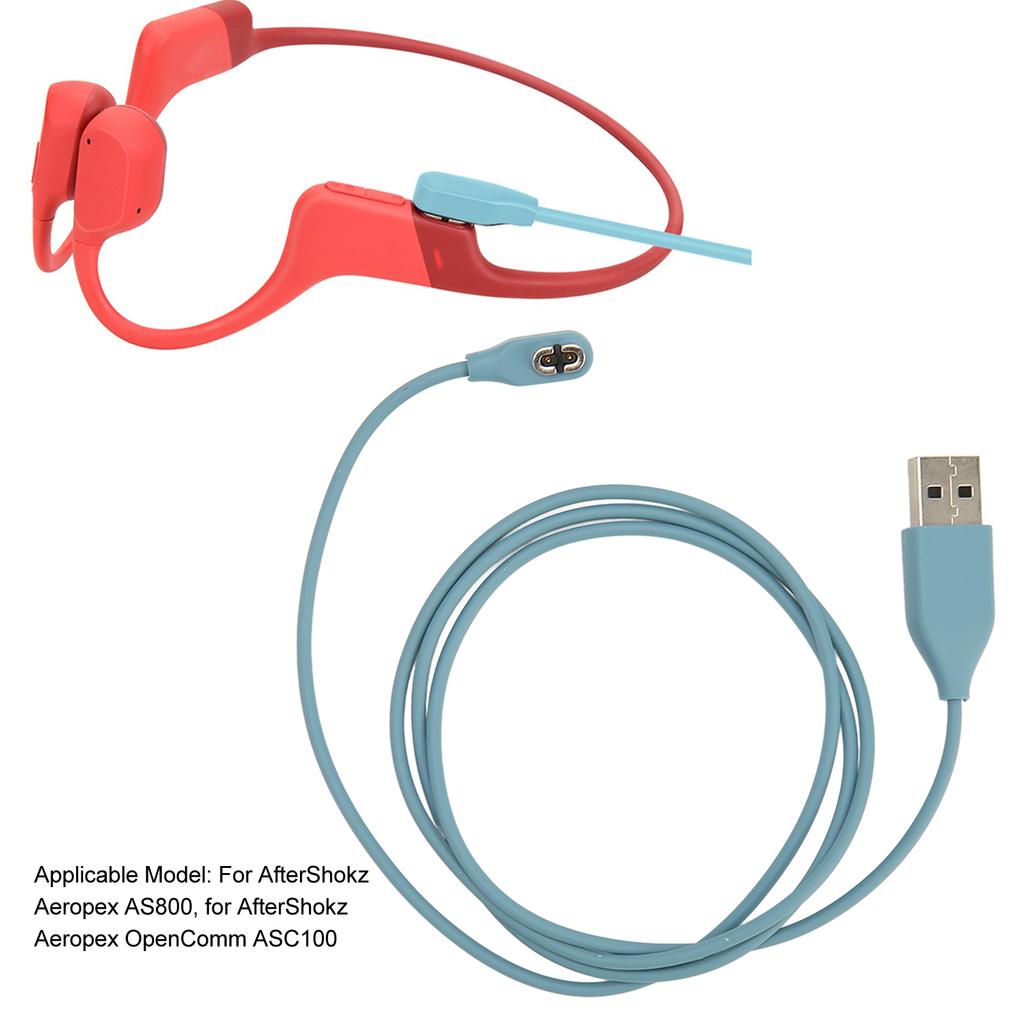   Headset Charging Cable TPE USB Earphone   Cord for Aeropex AS800 Replacement