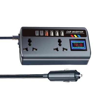 200W Car Power Inverter 12V/24V To 220V Car Converter Automotive Charging Inverter Charging Fast Car Charging Adapter