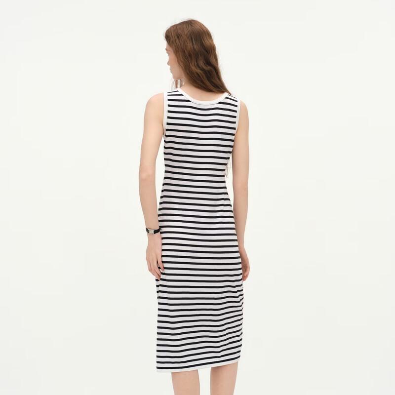 Teenie Weenie Women's Bear Letter Stripe Short Dress