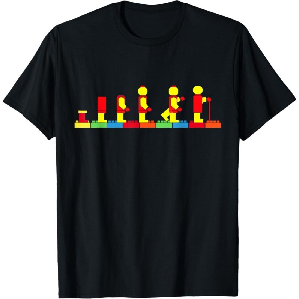 

Bricks Evolution Master Builder Building Blocks T-Shirt(1) XXXXXL чёрный