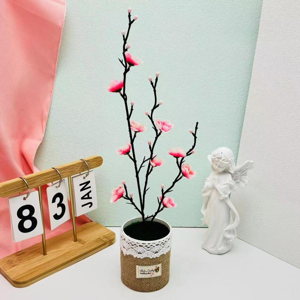 Faux Plant With Silk And Plastic Materials For Living Room Garden Decoration