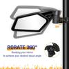 UTV Side Mirrors RZR Adjustable Side Mirrors with 1.5”-2” Roll Bar for Polars RZR 1000 Can Am Maverick Yamaha YXZ Rhino Pioneer