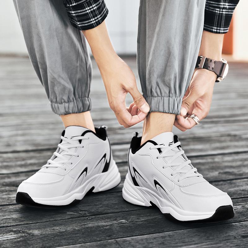 Mens Sports Shoes Fashion High-quality Outdoor Breathable Running Shoes 2024 New Luxury Design Leather Casual Flat Mens Sneakers