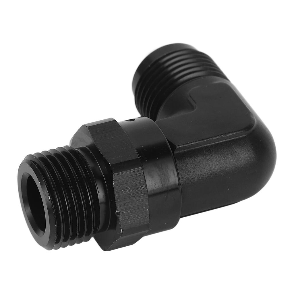 10AN To 10ORB Male Fitting Aluminum Alloy Black Anodizing 90 Degree for Fuel Lines Pumps Filters
