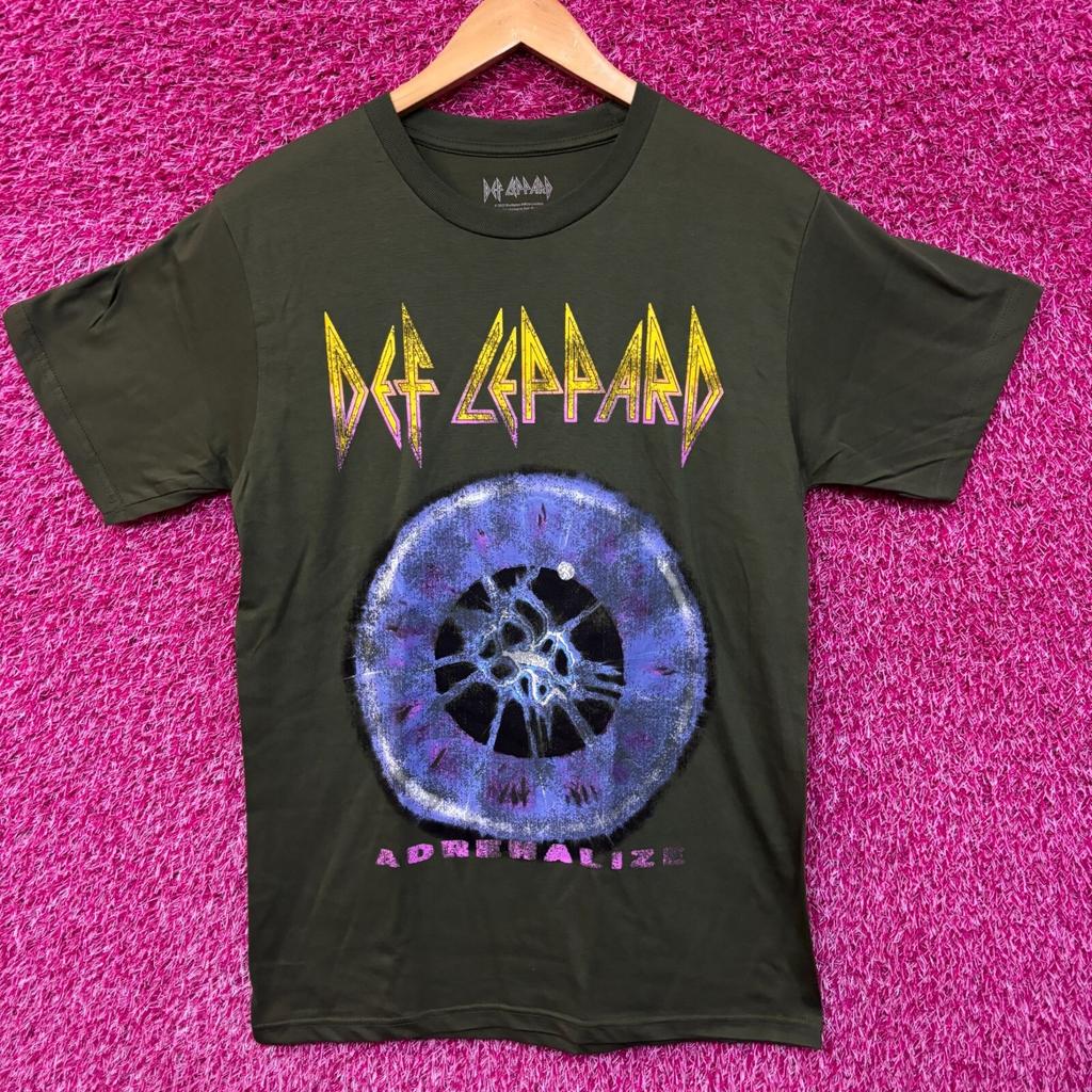 Def Leppard Adrenalize Green Tshirt Size Medium