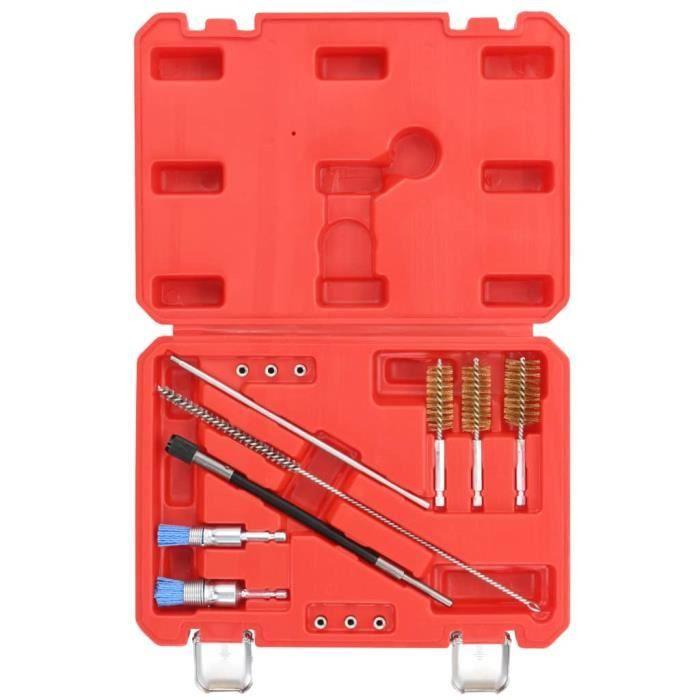 VidaXL Kit de nettoyage pour injecteur 14 pcs