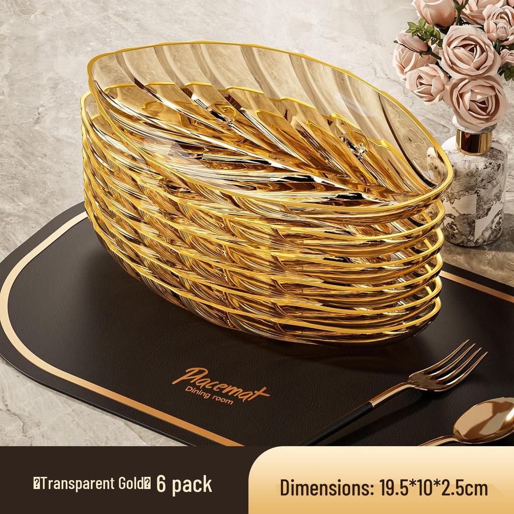 Elegant Transparent Leaf-Shaped Fruit Bowl: Durable, Drop-Resistant Display for Snacks & Dried Fruits