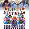 Vibrant Descendants Themed Birthday Party Decoration Banner Balloon Set For Kids