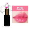 HISYI Crystal Changing Petal Lipstick, Jelly Lip Balm, Moisturizing Long Lasting Non-Stick Cup Glossy Lip Makeup for Women