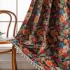 Imanqi Yun Floral Jacquard Semi-Blackout Kitchen & Bay Window Curtains