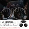 The Black Flag Car Cup Pad Groove Coaster Auto anti-alunecare Mat Pad pentru Mini Cooper S JCW Clubman F54 F55 F56 F60 Countryman
