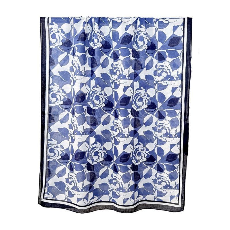 Niche creative cotton and linen long towel retro women's trend temperament outer shawl warm scarf