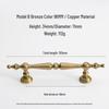 Bronze Brass Pull Handle: New Chinese Style Cabinet, Wardrobe & Drawer Retro Door Handle