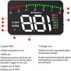 Auto HUD A900 OBD2 Head-Up-Display HD-Monitor Überdrehzahlalarm Windschutzscheibenprojektor Hochtemperaturalarm Motorfehleralarm
