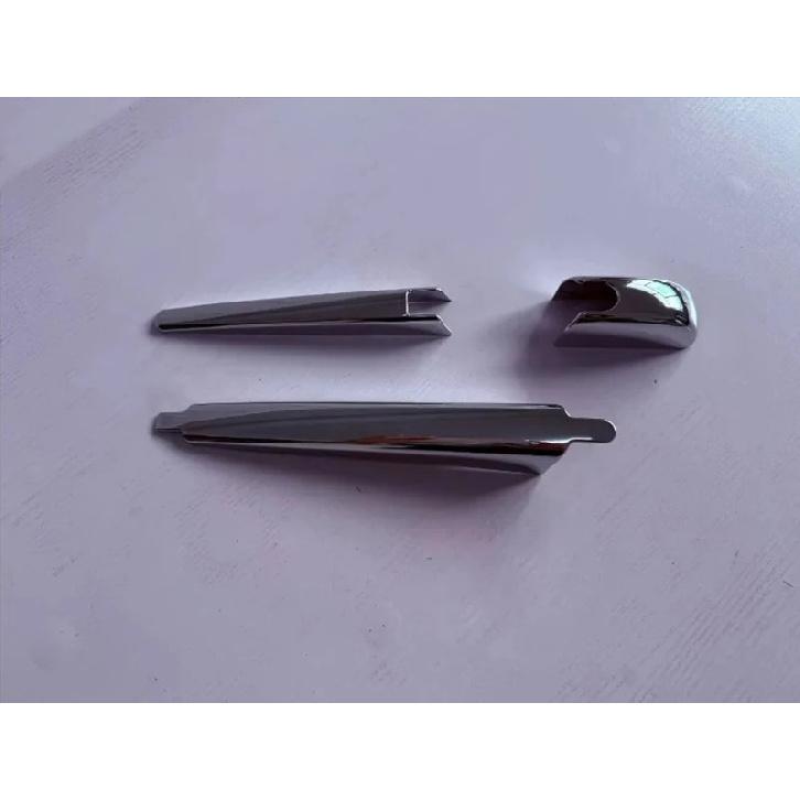 For Toyota Prado LC250 2024 2025 ABS Chrome Rear Window Wiper Arm Blade Cover Trim Overlay Nozzle Molding Garnish