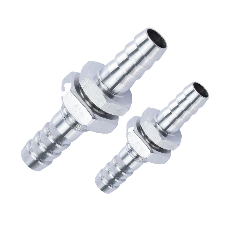 304 Stainless Steel Pagoda Through-Panel Air Hose Connector