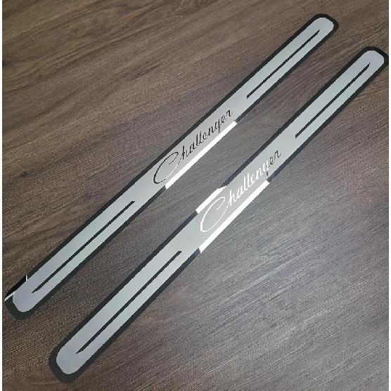 Car Stainless Steel Door Sill Scuff Plate For Dodge Challenger 2010-2025
