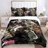 3D-gedrucktes JoJo's Bizarre Adventure Anime Bettwäsche-Set für Jungen Mädchen Bettbezug Einzelbett Doppelbett Queen King Full Single Double Größen