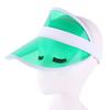 Men's and Women's Transparent Plastic Empty Top Hats, Outdoor Sun Hats, Travel Visors KDM-
