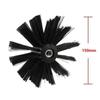 Chimney Brush 100/150/200mm Nylon Brush Head Dryer Vent Cleaning Brush Chimney Lint Remover Bristle Head Fireplace Cleaning Tool