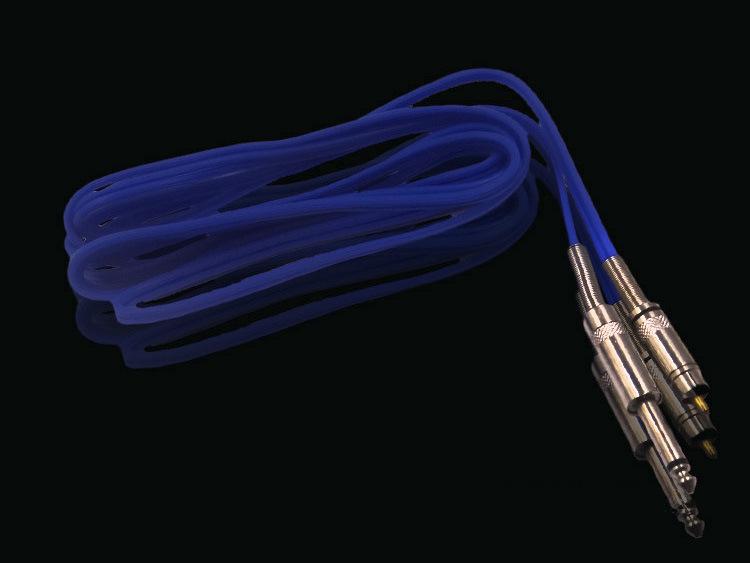 2.4m RCA Soft Silicone Tattoo Machine Direct Plug Hook Line Auxiliary Tool.