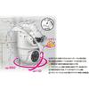 Kashimura Smart Camera, Dual Lens/Swivel/Waterproof, Automatic Tracking, Full HD, Indoor/Outdoor Use, IP65 Dustproof & Waterproof Rating, Smartphone R