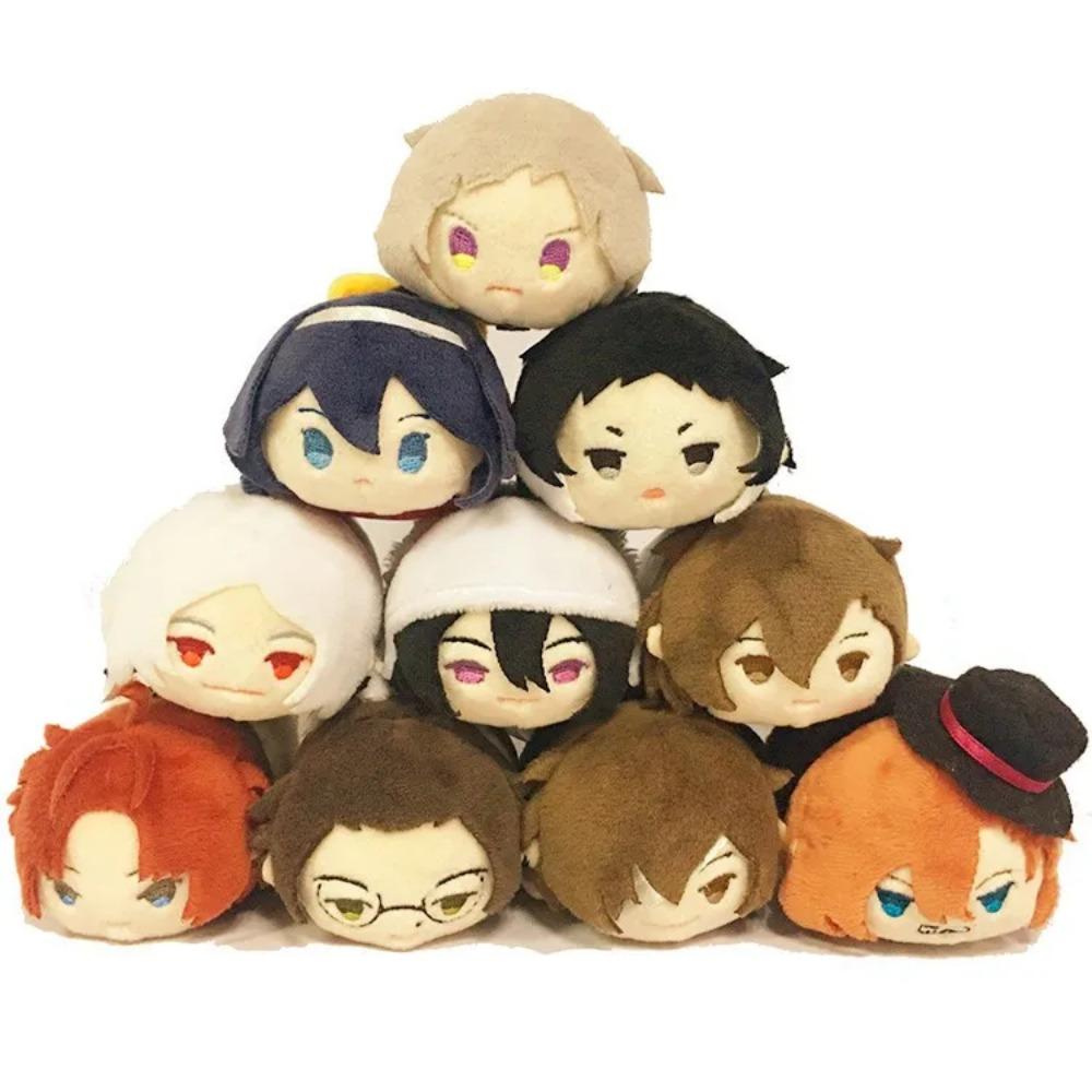 Anime Bungou Stray Dogs Dead Apple Plyšová Mochi Maskot Panenka 8,5 cm Nakajima Atsushi Kunikida Doppo Dazai Plyšový Přívěsek Dárek Hračky