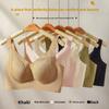 Lifting Lightweight Full Bust Minimizing Bra, Stretch Lace Cups Breathable Seamless Soothing Pastel Color Women's Lingerie
