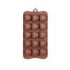 Silicone molds for chocolate,non-stick baking,and various shapes of candy and butter,love hearts,flowers,kitchen handmade DIY