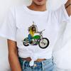 Womens Tshirt Womens Fashion Tshirt Bob Marley Printed Casual Round Neck Cute Short Sleeve Summer Top Harajuku Tshirt