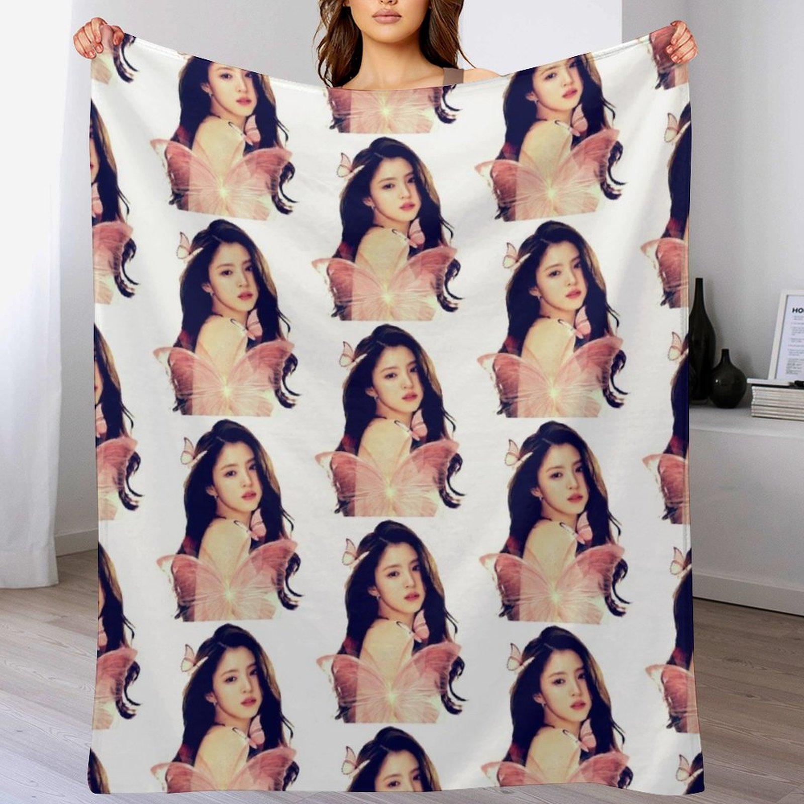 Han so hee Throw Blanket Color Fast Cozy Throw Blanket 102x76cm(40x30in)