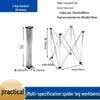 Foldable Spider Leg Workbench with Stainless Steel Brackets - Multifunctional Vending Tabletop and Tile Mason.