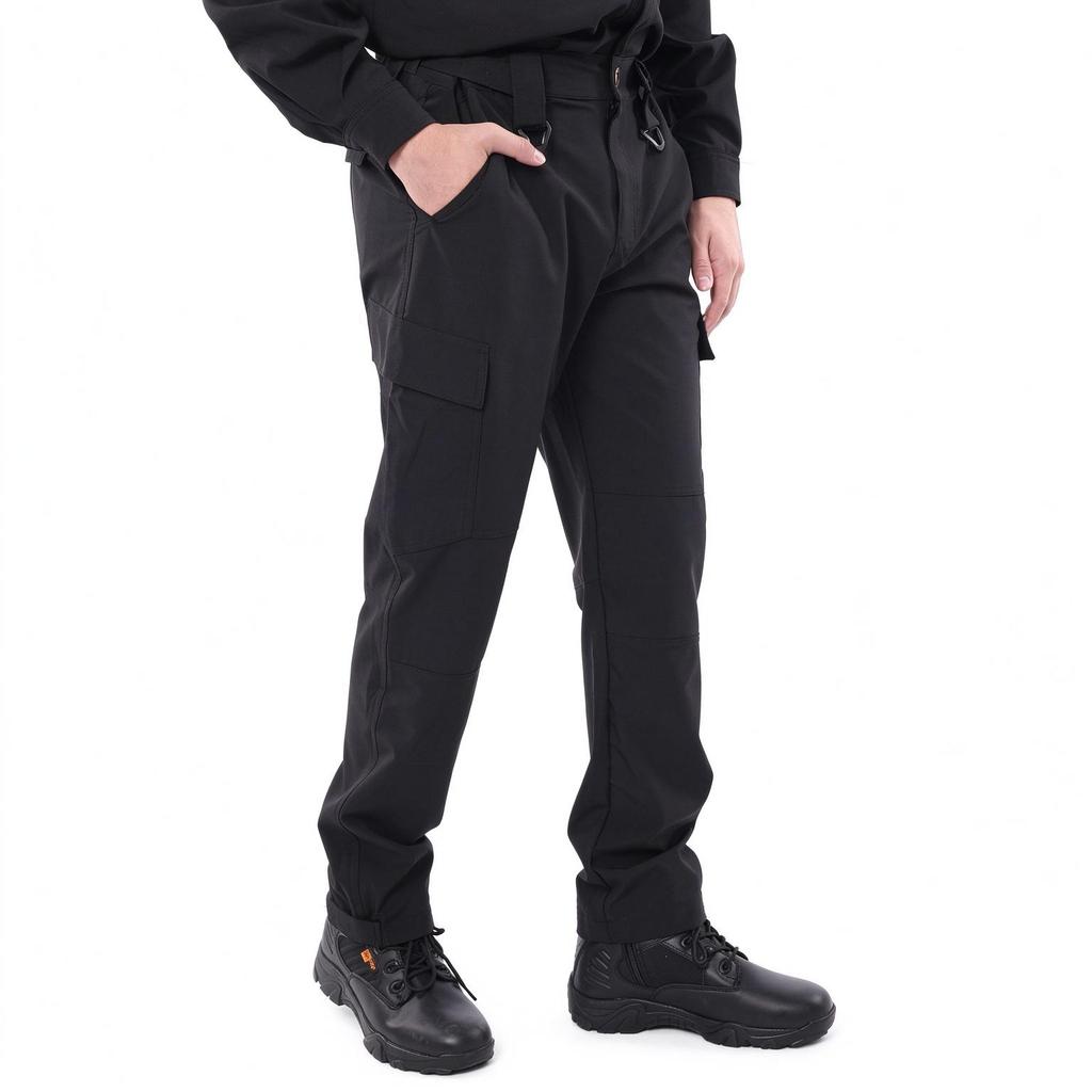 LS Long Sleeve Workwear Nylon Good Strechable Black Navy Blue Police Guard Security Uniform In Summer Fall Seasons
