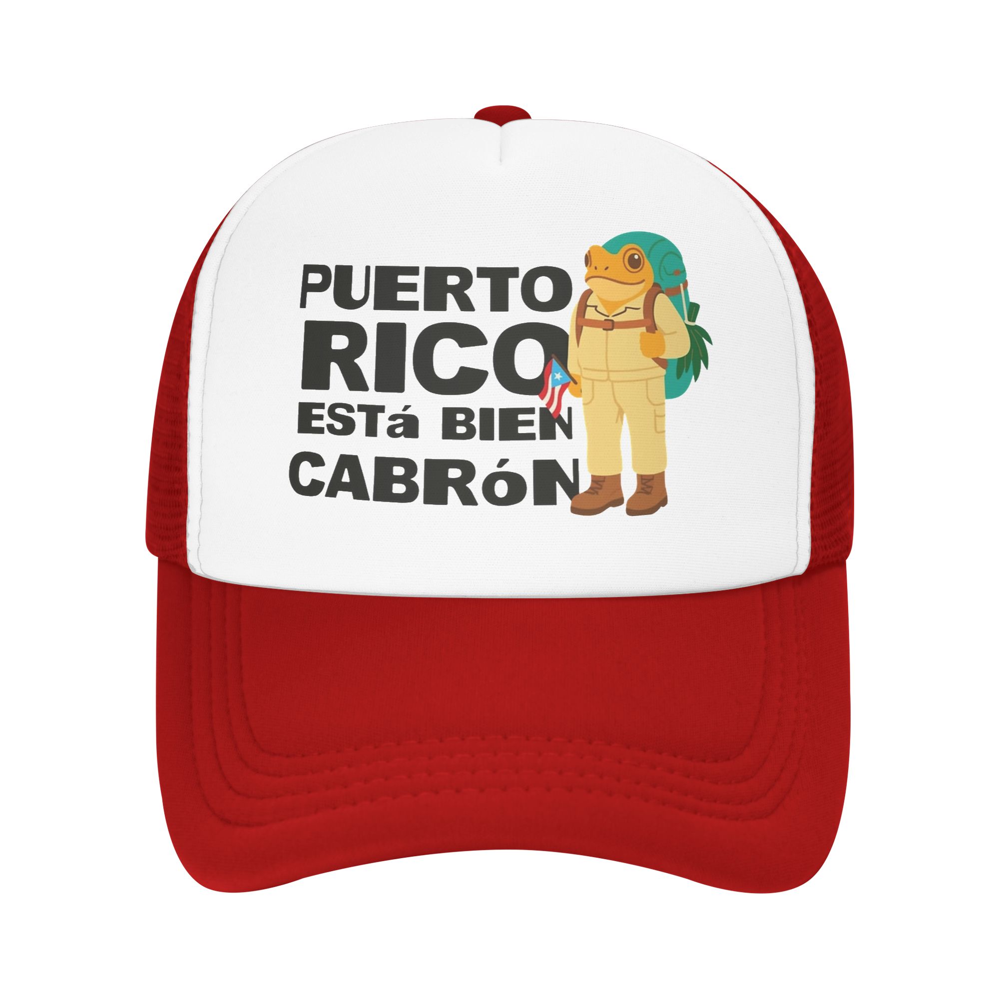 Bad Bunny Puerto Rico Trucker Cap Adult Popular  Dad Hat Trucker Hat Racing Cap Adjustable Polyester Mesh Baseball Cap Washable Adjustable