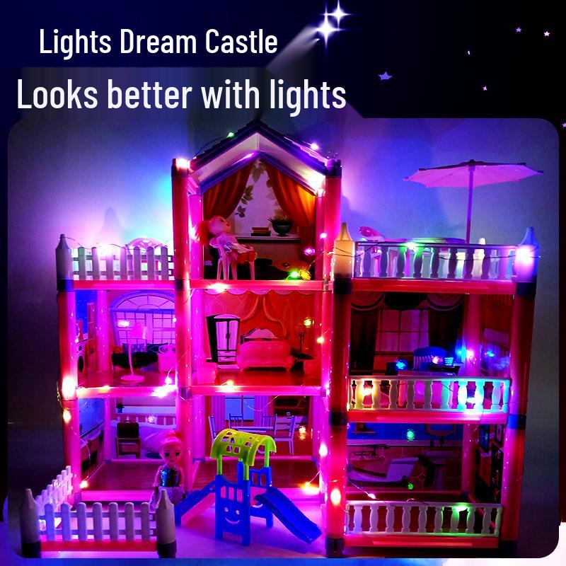 Princess Dream Castle: Big Villa Playhouse for Girls - Fun Role-Playing and Building Set
