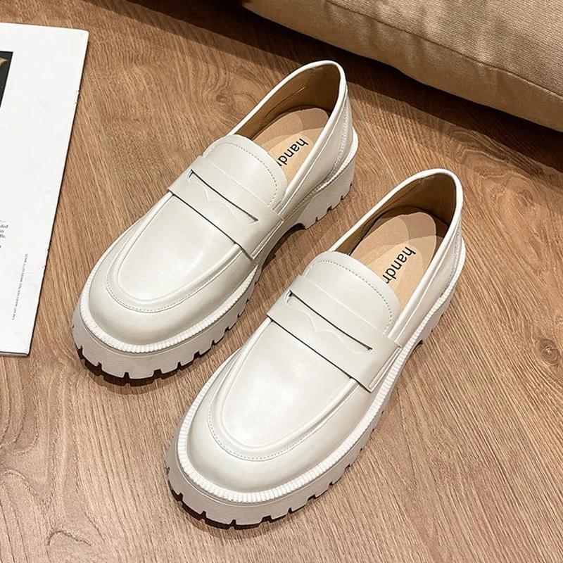 Platform Shoes Women's Loafers 2024 Luxury Pumps Shoes Woman Sneakers Wedges Designer Heels Leather Party Footwear Large Size