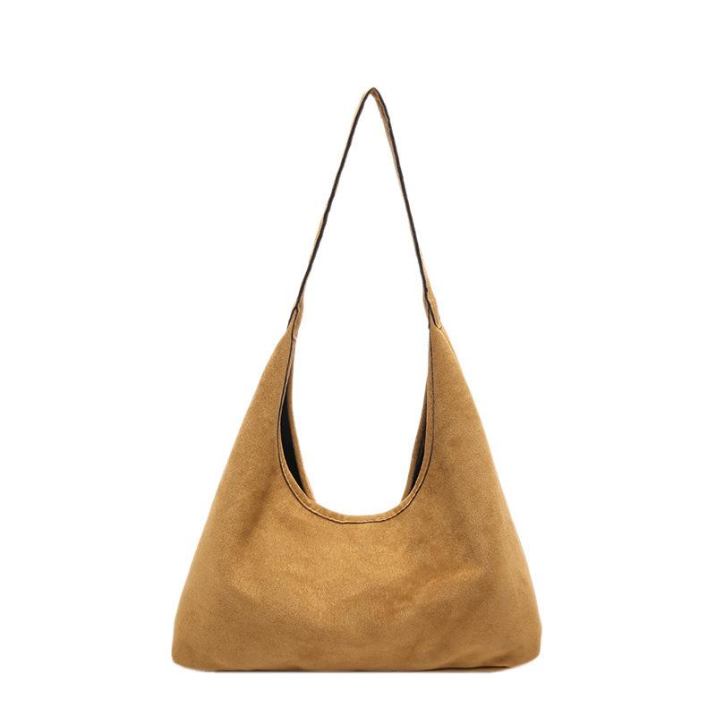 Large Capacity Niche Casual Commuter Tote Bag 2025 New Fashion Personalized Armpit Bag Retro Simple Shoulder Women's Bag