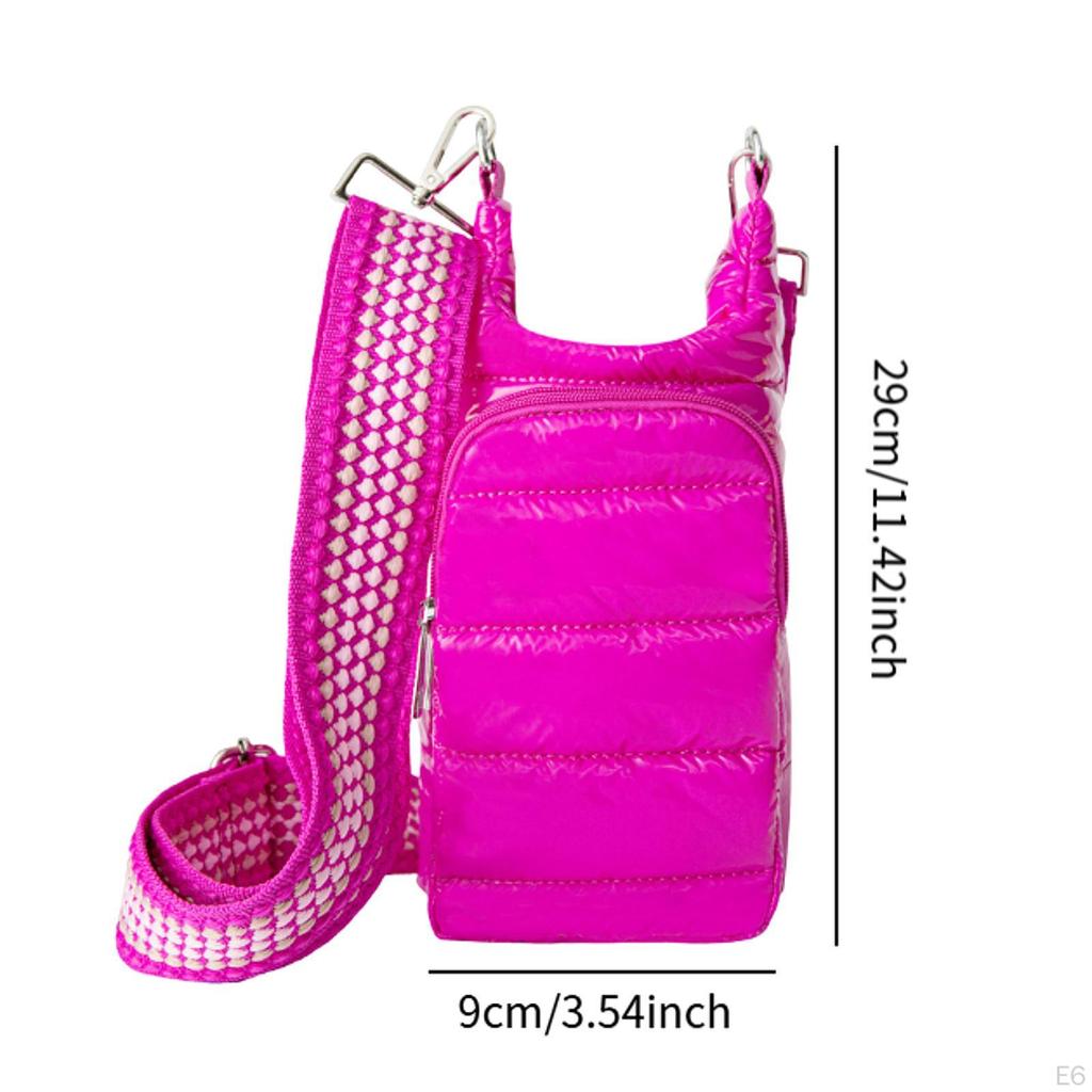 Crossbody Bag for Water Bottle Storage During Activities
