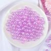 Acrylic Solid Color Round Beads for DIY Jewelry Bracelet Making