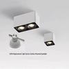 Adjustable GU10 LED Ceiling Spotlight with Replaceable Bulbs – 3 or 4 Heads